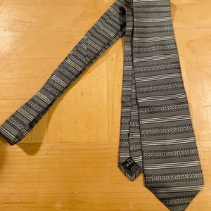 Silver Versace Tie